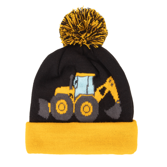 Tractor Next Bobble Hat Joey Beanie Official JCB Merchandise Shop