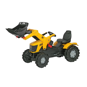 Fastrac Tractor with front scoop