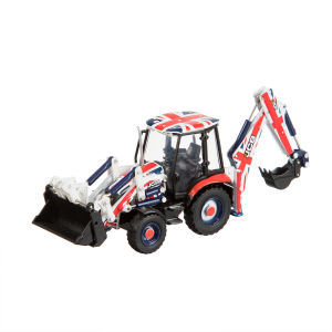 3CX Union Jack Eco Backhoe Loader 1:76 scale model