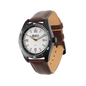 Brown leather watch