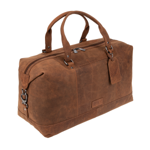 Rossano Brown Leather Holdall