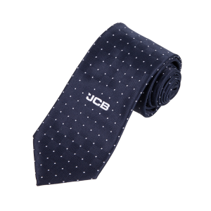 Tie - Spots - Navy/White