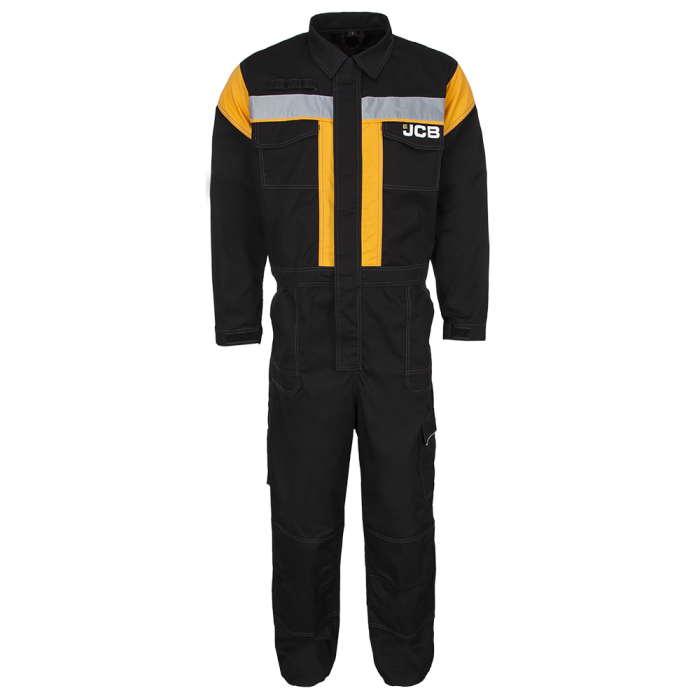 Black and store yellow overalls