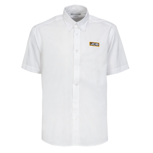 Men's White Short Sleeve Shirt 15"